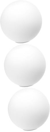 CANIGHT Lot De 3 Abat-Jours En Verre Blanc Laiteux, Forme Boule, Pour Lampe De Chevet, Lampe De Table
