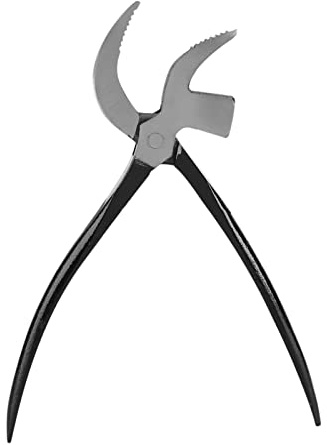 Keenso Pinza da Calzolaio in Acciaio 45# Attrezzo da Calzolaio in Acciaio Morsetto a Martello Forma di Becco Sfarfallio Hardware Leggero Fai-da-te