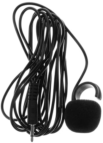 HOMOCONO Microfono a Dito per Flauto e Strumenti a Mini Microfono a Clip Pickup a Filo da 3 Metri e Performance Musicali Compatto e Portatile per Professionale