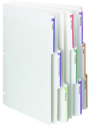 SMEAD VIEWables Ordner Register, 1/3-cut Tab, Letter-Format, Weiß, 75 Pro Box (89413)