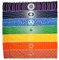 Sun-shine Trade Tapisserie-Handtuch im Bohemia-Stil, 7 Chakren, Mandala, Hippie, Boho-Streifen, Yogamatte