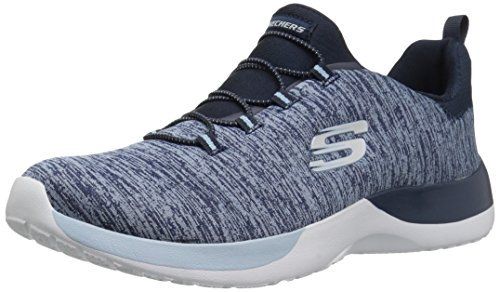 Skechers Damen Dynamight-Breakthrough Sneaker, Marineblau/Hellblau, 36 EU