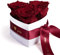 ROSEMARIE SCHULZ Heidelberg Infinity Rosenbox Herz 3 ewige Rose in Dunkelrot Valentinsday Gift for her (I Love You, Burgundy)