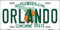 DOGT LP-6006 Orlando Florida Novelty Metal License Plate