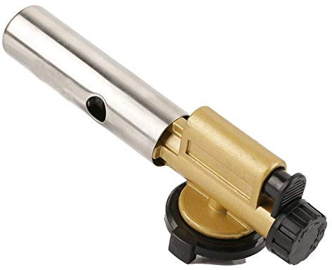 MAGT Blow Torch, Professional Gas Torch Kitchen Cooking Butane Gas Torch Adjustable Flame Gun for Welding Barbecue BBQ Crafting Making Kitchen Gadget