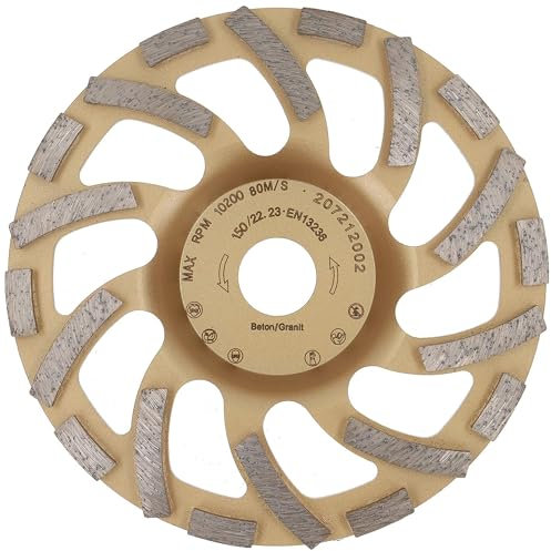PRODIAMANT mola a tazza diamantata 150 mm x 22,2 mm Turbo ST81 mola diamantata cemento pietra naturale qualità professionale