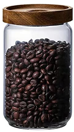 La Llareta Glas Lebensmittel Vorratsglas, Luftdicht Glasbehälter, Luftdichter Vorratsgläser mit deckel, Gute Dichtwirkung, Vorratsglas für Gewürze, Zucker, Kaffee, Kekse(750ml/26oz)