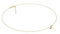Bracelet de cheville italien avec plaqué or fin 18 carats,Longueur réglable de 22 à 25 cm,Chaîne de cheville étanche avec pochette en velours élégante pour femmes, 22 centimeters, Argent sterling
