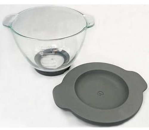 KAT550GL Glasschale + Deckel für CHEF SENSE Küchenmaschine AW200008 KENWOOD