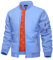 KEFITEVD Übergangsjacke Herren Herbst Winter Wattiert Herrenjacke Übergangsjacke Bomber Blouson Freizeitjacke Hellblau M
