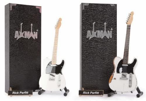 Rick Parfit Miniaturgitarren-Set | Original und verwitterte Gitarren | Handgemachte Musikgeschenke