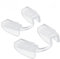Gewichtheben-Mundstück für Fitness und Fitnessstudio, Powerlifting Mundschutz alle Arten von Kraftsportarten, niedriger Kiefer, kein Kontakt (2 PACK CLEAR)