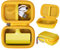 khanka Hard Travel Case Compatible with iWALK/Charmast/KKD/Abnoys/VEGER/Taegila Small Portable Charger 3350mAh 4500mAh 4800mAh 5000mAh 5200mAh 8000mAh Ultra-Compact Power Bank, Case Only (Yellow)