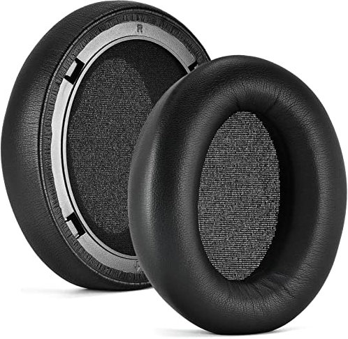 defean HD601N Ohrpolster – Ersatz-Ohrpolster, kompatibel mit Panasonic-Kopfhörern RP-HD601N, HD605N, HD805N, hochdichter Schaumstoff mit Geräuschunterdrückung, weiches Leder