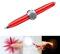 DMNQ Fidget Pen Fidget Spinner Pen Floodlight Spinning Pen Fidget Spinner Stift Spinning Pen Fidget Spinner Pen mit LED-Licht Geeignet für Jugendliche Erwachsene Stressabbau Rot