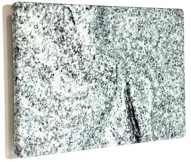 Schneidebrett aus Stein - Servierplatte - Küchenbrett - Steinplatte - Untersetzer - 2 Größen (Viscont White Matt, 30L x 20B cm)