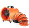 LENDISIY Ventilador axial industrial, portátil, 2580 m³/h, diámetro de 250 mm, ventilador axial con manguera de PVC de 10 m, ventilador de tubo axial, ventilador de tubo de 2580 m³/h