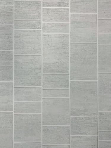 DBS Multi Grey Tile 1000mm Wide Shower Panel 1m x 2.4m Wet Wall Bathroom Cladding 10mm
