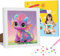 GHHKUD Diamond Painting Kinder mit Rahmen, 5D DIY Dinosaurier Diamant Malerei Set, Diamant Painting Bilder Kinder mit Geschenkbox, Diamanten Painting Arts Craft für Kinder von 8-12 Jahren(18x18cm)