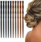 10 Palillos de Madera para el Cabello, Palillos para el Cabello en Forma de Bambú, Palillos para el Cabello para Mujeres, Horquilla de Madera, Palillos para Moño para el Cabello
