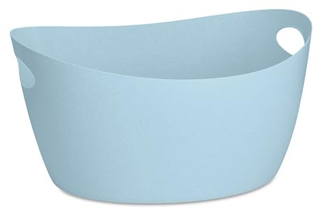 Koziol Utensilo Bottichelli L, Aufbewahrungsbox, Kunststoff, Recycled Blue, 15 L, 1444126