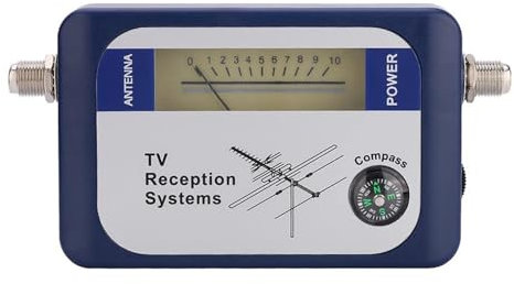 nmbhus Mini DVB-T Finder Digital Aerial Terrestrial TV Antenna Signal Strength Meter Detector Pointer TV Satellite Receiver Accessories
