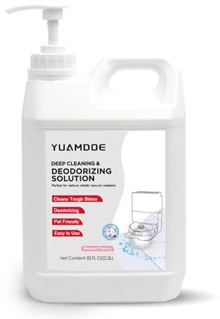 Professionelle Tiefenreinigungslösung für Roborock Saugroboter und Mop, 2,5 l, kompatibel mit S8 MaxV Ultra, S8 Max Ultra, Q Revo, Q Revo S, Q Revo Pro, Q Revo Master, Q Revo MaxV (Blended Flowery)