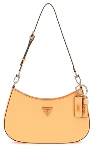 GUESS Noelle Top Zip Shoulder Bag Apricot