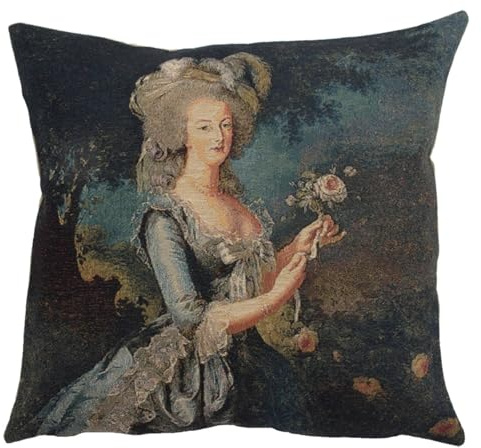 Home of Christmas Kissenbezug 45x45 cm Gobelin Kissen Kissenhülle Sofakissen Dekokissen (Marie Antoinette)