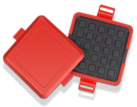 Machine à toastie pour micro-ondes, machine à sandwich au micro-ondes, grille-pain à grille-pain (rouge)