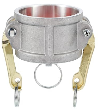 PATIKIL Aluminiumlegierung Schlauchverbinder DC50-2, Camlock Fittings(Typ DC-Abdeckclip) Mit ölbeständiger Dichtung