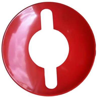 276 Öllampe, reflektierende Abdeckung, Petroleumlampe, Reflektor für Strand, Rucksackreisen, rot, 16,5 cm