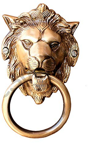 eSplanade Heurtoir de Porte en Laiton en Forme de Bouche de Lion 17,8 cm