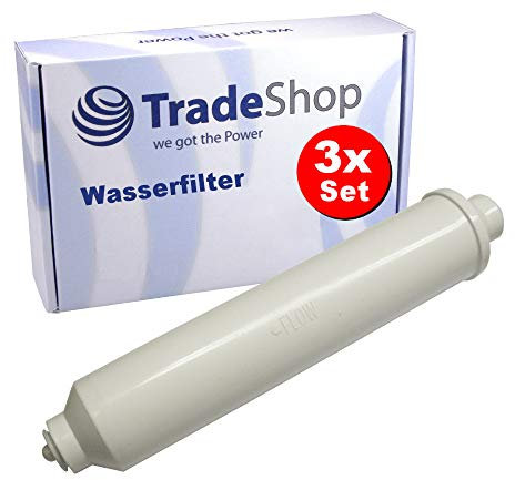 3x Ersatz Wasserfilter/Kühlschrankfilter ersetzt AEG 4055050316 4055164-65/3 3019974100 4055091096 4055095238 / Kühlschrank, Gefrierschrank