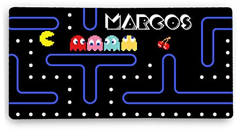 LolaPix Alfombrilla Raton Fortnite. Alfombrilla Personalizada. Protector Mesa de Escritorio XL. 600 * 350 * 2mm. Base de Goma Antideslizante. Mouse Pad Gaming. Comecocos