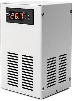 ASSYA Machine de température d'eau d'aquarium de 30l, système Silencieux de Refroidissement et de Chauffage pour Aquarium de Poissons pour méduses, récifs coralliens,120w,Only Cooling