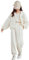YFPICO Kinder Mädchen Jogginganzug Sportswear 3-teiliges Sportset Jacke Sporthose Sweatshirt Bottom Jogging Suit, Weiß, 146