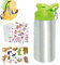 Decorate Your Own Water Bottle Craft Kits for Kids, Fun Travel Arts and Crafts for Kids, 500ml DIY Aluminum Drinking Water Bottle with Gem Diamond Painting DIY Crafts Set Toys