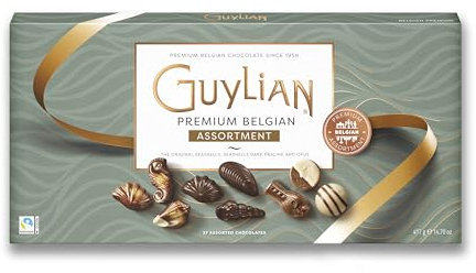 Guylian Bombones de Chocolate Belga, Colección de Mini Bombones, Incluyen Praliné, 37 Unidades por Envase, 417 g