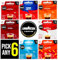 Lavazza A Modo Mio Coffee Pods PICK ANY 6 from 5+ Flavours Inc. Crema e Gusto Classico, Delizioso, Intenso, Passionale and Rossa. (Total 6 Pack, 216 Capsules)