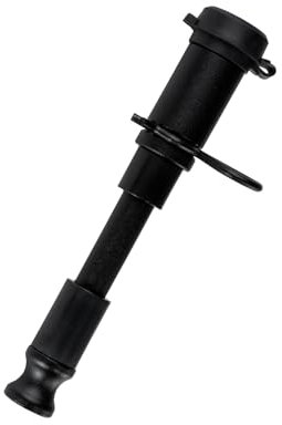 BulletProof Hitches - 5/8 Zoll Sicherungsstift für Anhängerkupplung – universelle Passform, Edelstahl, wetterbeständige Gummikappe – Schwarz, 1 Packung