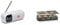 JBL Tuner 2 Radiorekorder in Weiß – Tragbarer Bluetooth Lautsprecher mit MP3 & Severin Raclette-Grill mit Naturgrillstein und Grillplatte