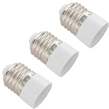 Fegtrtyoa 3X E27 to E14 Base LED Light Lamp Bulb Adapter Converter