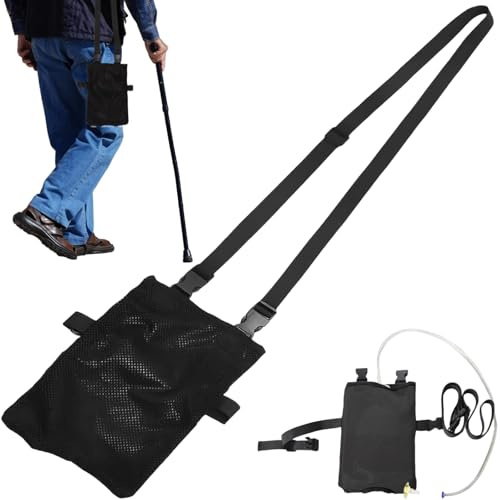 Support Sac De Drainage D'Urine,Housse de Protection pour Sac à Cathéter,Sac Caché avec Ceinture de Cuisse pour Sonde,Couverture de Sac de Drainage D'urine