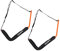 RAD Sportz Kayak Storage System - Set of 2 Wall Mount Storage Hangers - 150lb Capacity Rack for Kayaks, Surfboards, Canoes, or Snowboards (Orange)