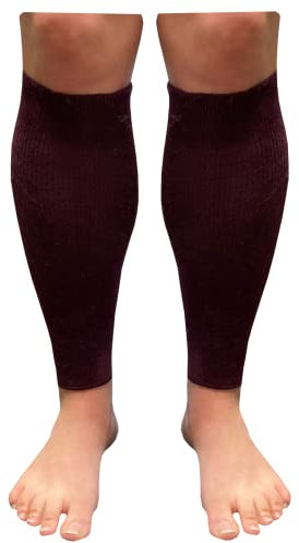 wobera ANGORA Wadenwärmer oder Stulpen (Größe: L/XL; Farbe: bordeaux)