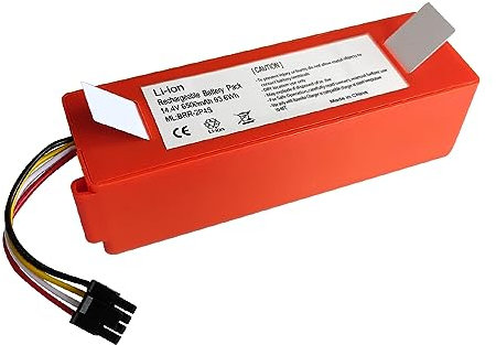 aunstarwei 14.4V 6500mAh Li-Ionen-Akku Ersatz für Xiaomi Mi Roboter Xiaomi Mijia Roborock S5 S50 S51 S55 S502 Max S6 S7 Roboter-Staubsauger