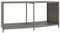 vidaXL Outdoor Regal 2 STK., Whirlpool Regal mit viel Stauraum, Whirlpool Ablage mit Stahlrahmen, Whirlpool Zubehör Whirlpoolbedarf, Grau Poly Rattan
