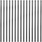 32-1/4 Zoll Flache Gerade Aluminium Deck Baluster mit Schrauben, 50-Pack Gerillte Veranda Geländer, Baluster Deck Geländer für Treppe, Deck und Treppengeländer, Mattschwarz