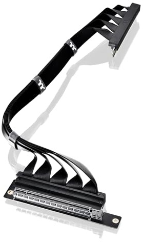 Thermaltake PCI-E 4.0 | Dual 90 Degree Riser Cable | 400 mm